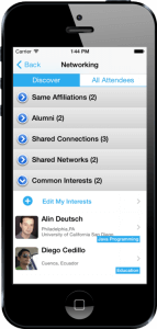 whova networking feature screenshot