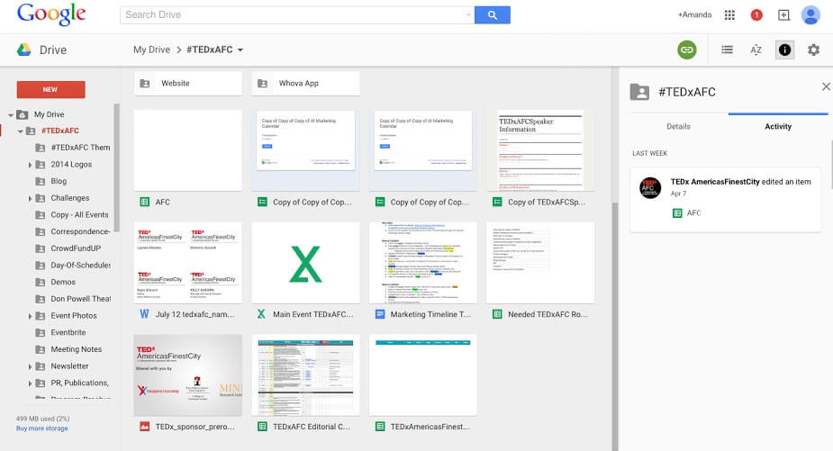 Google Drive MyDrive Screenshot
