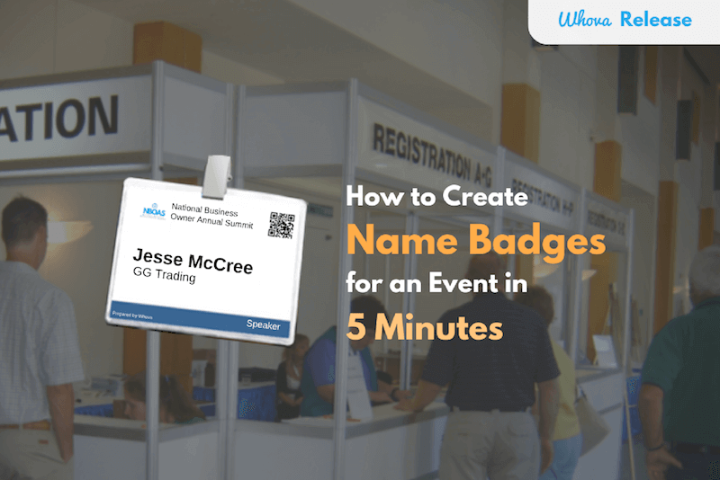 Custom event badges, Print badges online