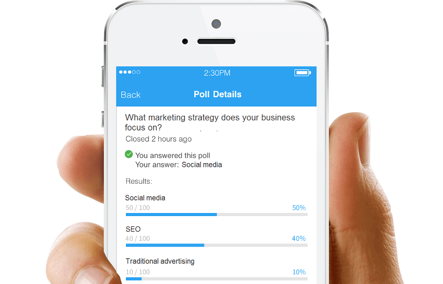 Live Polling Whova