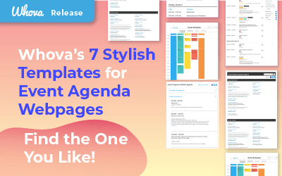 Whova’s 7 Stylish Templates for Event Agenda Webpages – Find the One You Like!
