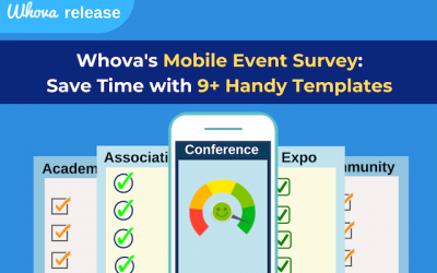 Whova’s Mobile Event Surveys: Save Time with 9+ Handy Templates