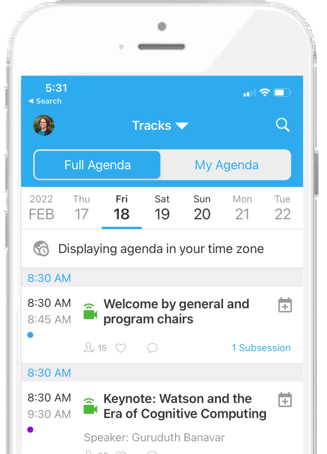 Whova Event App Mobile Brochure - Personalized agendas, interactive maps, document sharing, note-taking, and offline access.