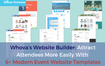 Whova’s Website Builder: Attract Attendees More Easily With 6+ Modern Event Website Templates