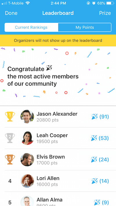 Leaderboard: Gamify Audience Participation, Increase Event App ROI - Whova