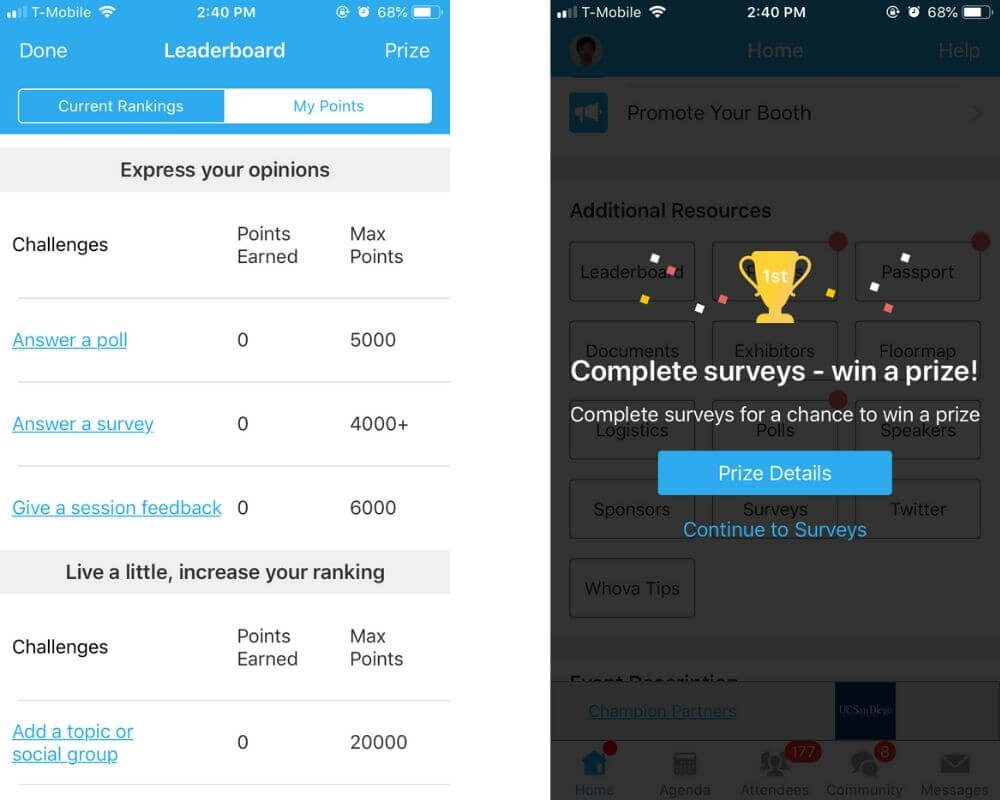 Leaderboard: Gamify Audience Participation, Increase Event App ROI - Whova