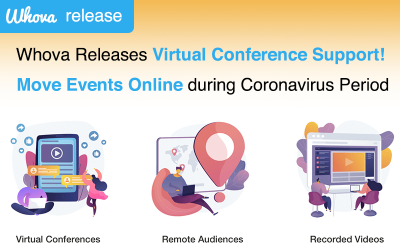 Whova Releases Virtual Conference Support – Move Events Online during Coronavirus Outbreak