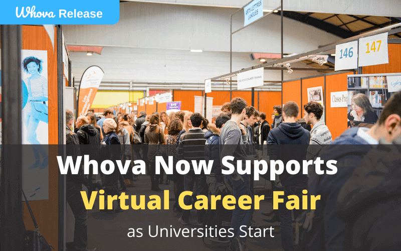Whova Now Supports Virtual Career Fair As Universities Start