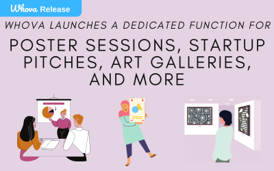 Whova Launches a Dedicated Function for Poster Sessions, Startup Pitches, Art Galleries, and More