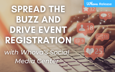Spread the Buzz and Drive Event Registration with Whova’s Social Media Center