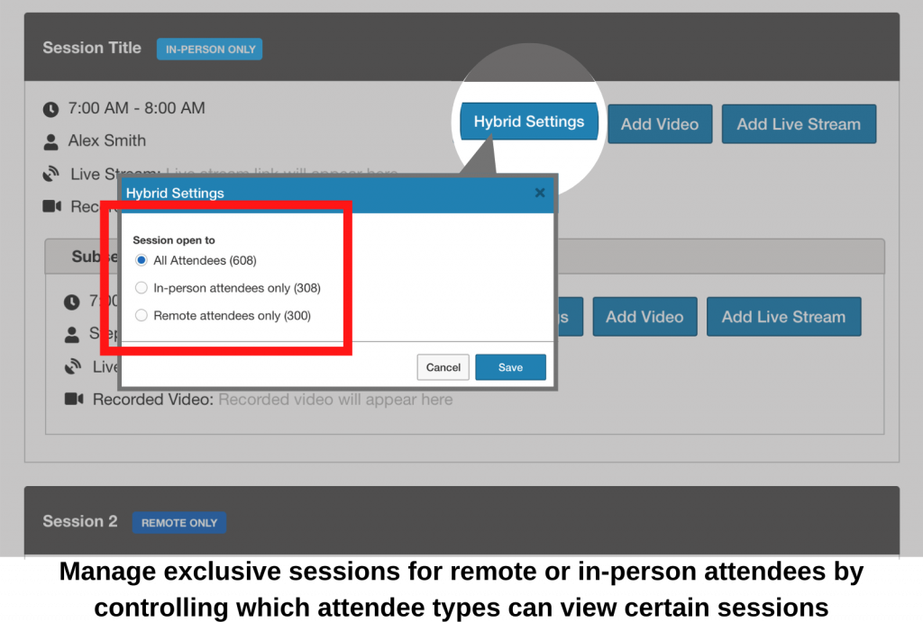 Effortlessly Manage In-Person and Remote Audiences with Whova’s Hybrid ...