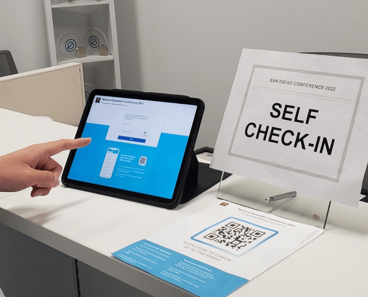 contactless self check-in