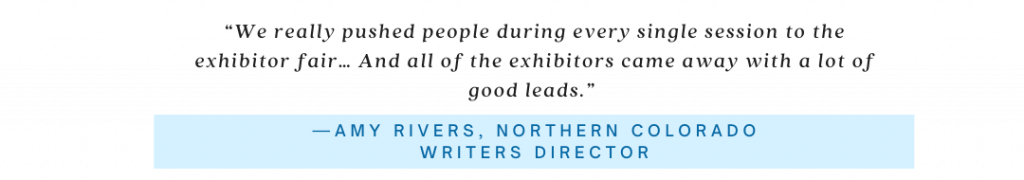 Northern Colorado Writers Conference 2021 - Exhibitor Quote