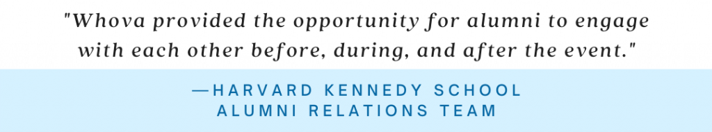 Harvard Kennedy School Reunion 2021 - Testimonial
