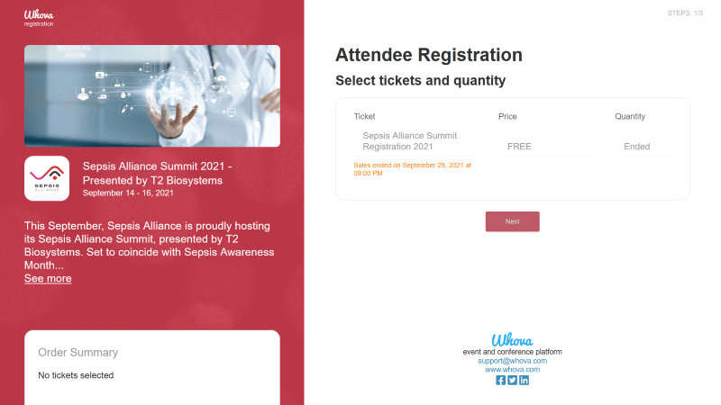 Sepsis Alliance Summit - Registration