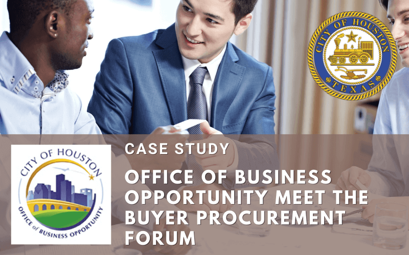 Office of Business Opportunity Meet the Buyer Procurement Forum