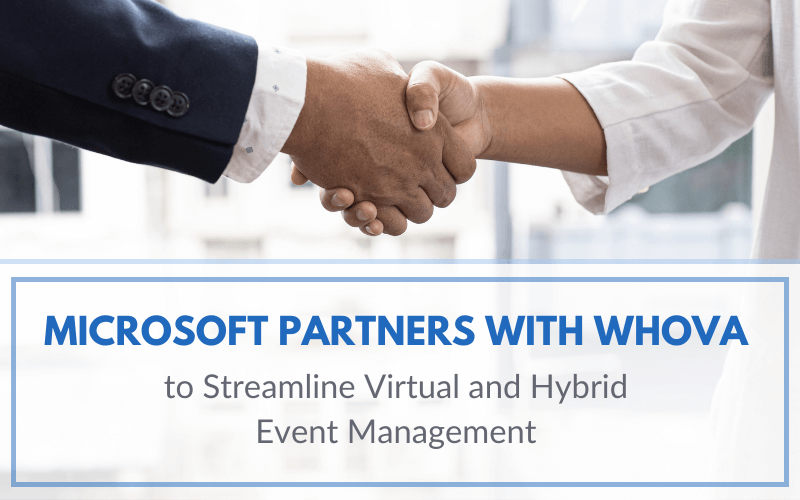 Microsoft Partners with Whova to Streamline Virtual and Hybrid Event Management