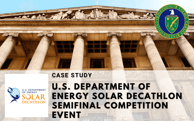 U.S. Department of Energy Solar Decathlon Semifinal Competition Event