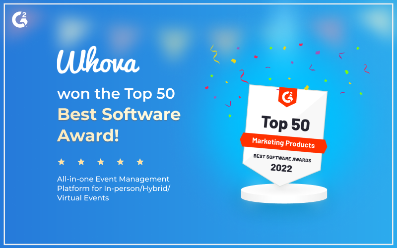 Whova Named A Global Top 50 Best Software Whova   Best Software Award Whova 