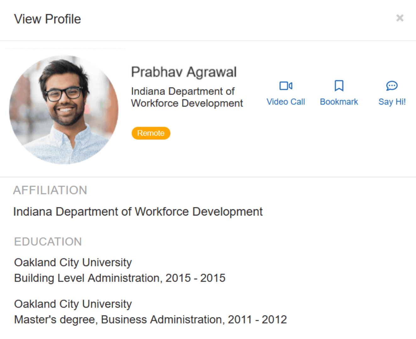 indiana workforce summit - attendee profile