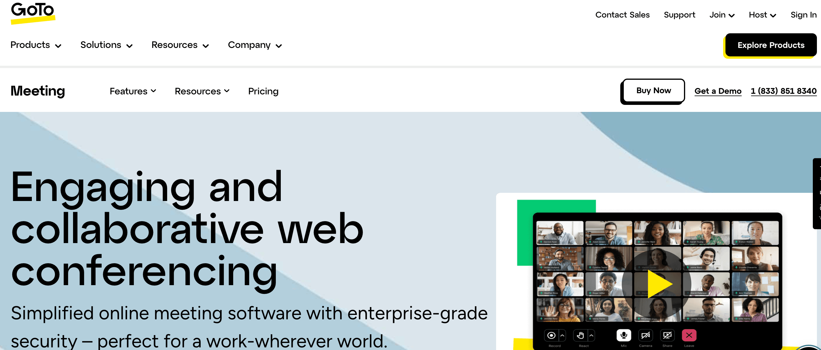 GoTo meeting website