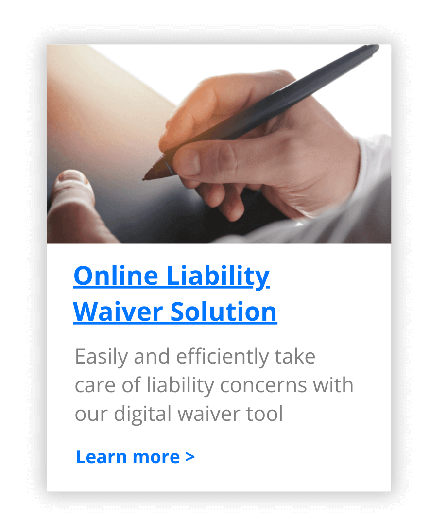 You can stop worrying about event liability by efficiently managing it with our digital waiver solution.