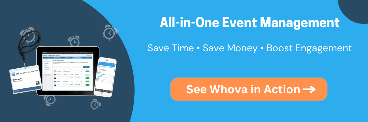 Whova event planning software - try for free
