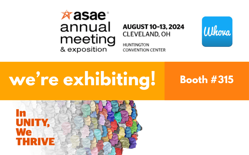 Whova Exhibiting at 2024 ASAE Annual Meeting and Exposition