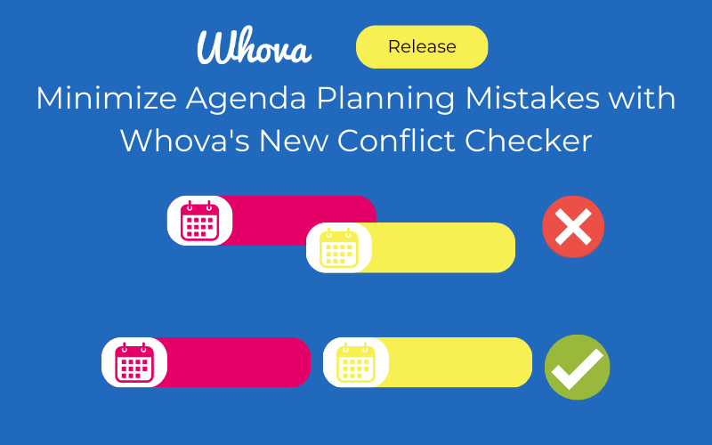 Minimize Agenda Planning Mistakes with Whova’s New Conflict Checker