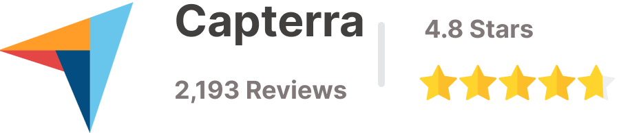 Capterra reviews numbers for Whova