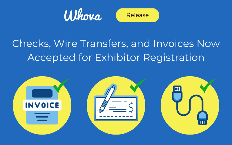 Whova Makes Exhibitor Registration More Flexible with Offline Payment