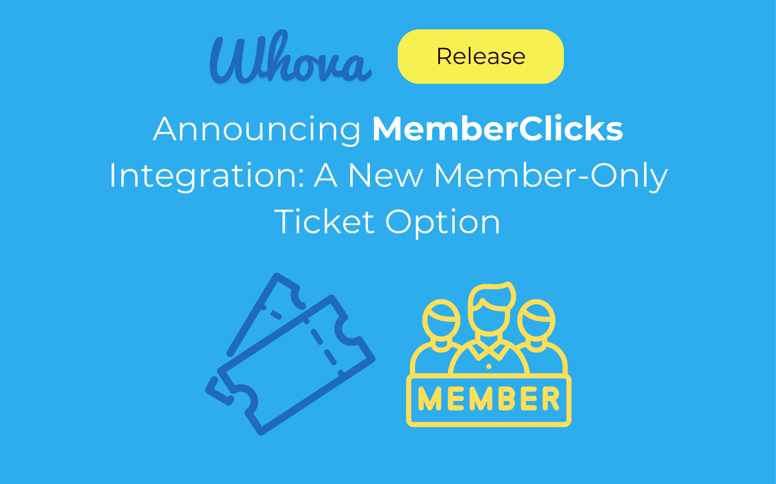 Announcing MemberClicks Integration: A New Member-Only Ticket Option