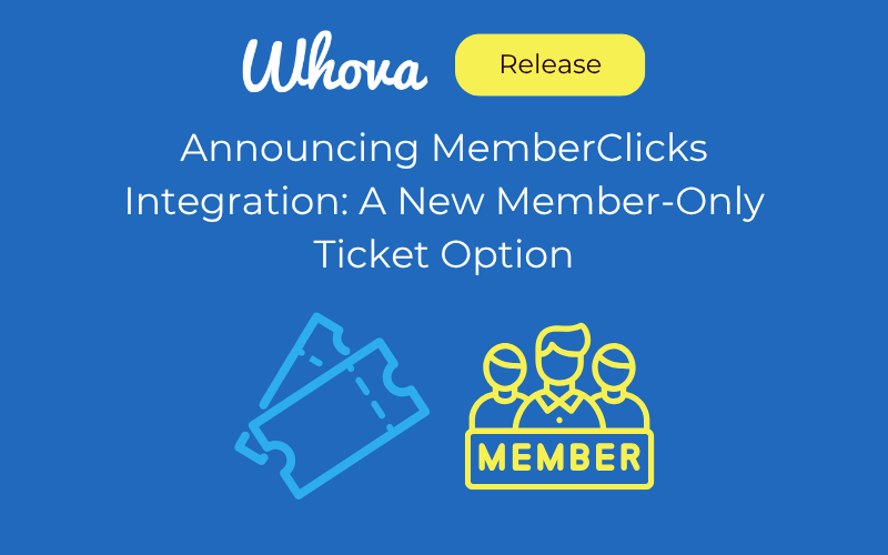 Announcing MemberClicks Integration: A New Member-Only Ticket Option