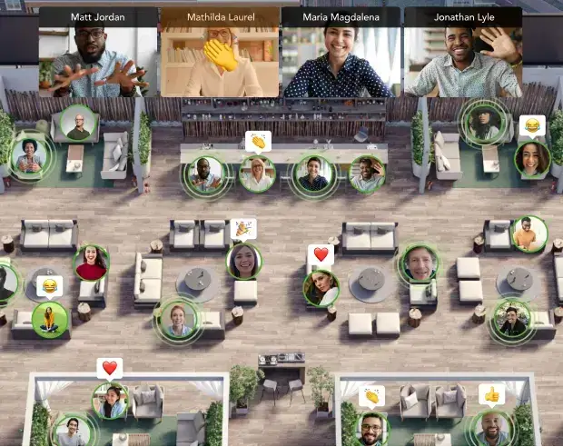 Remo virtual hall for meetings