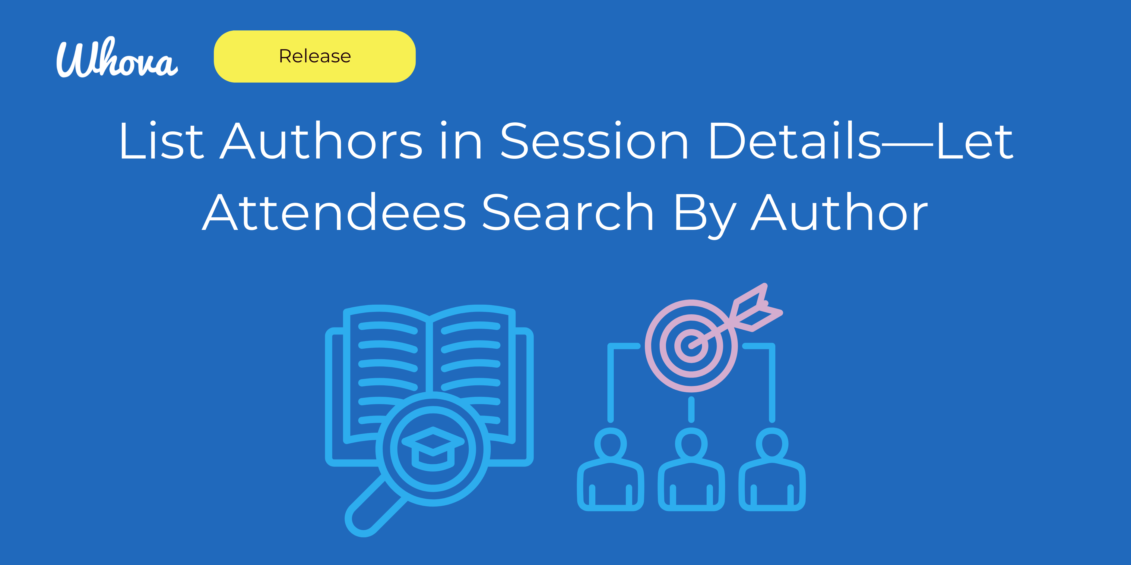 List Authors in Session Details—Let Attendees Search By Author
