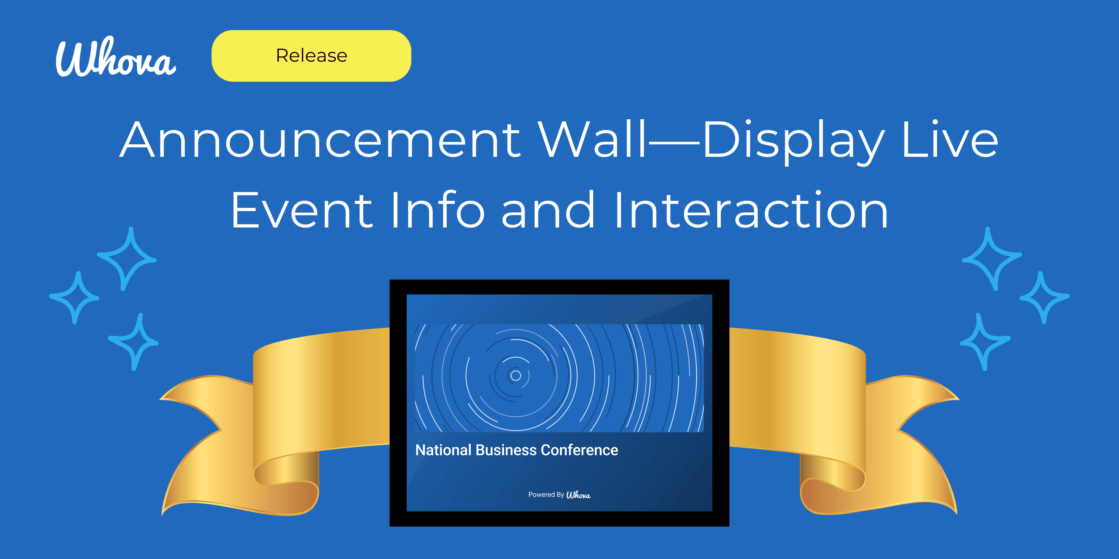 Announcement Wall—Display Live Event Info and Interaction