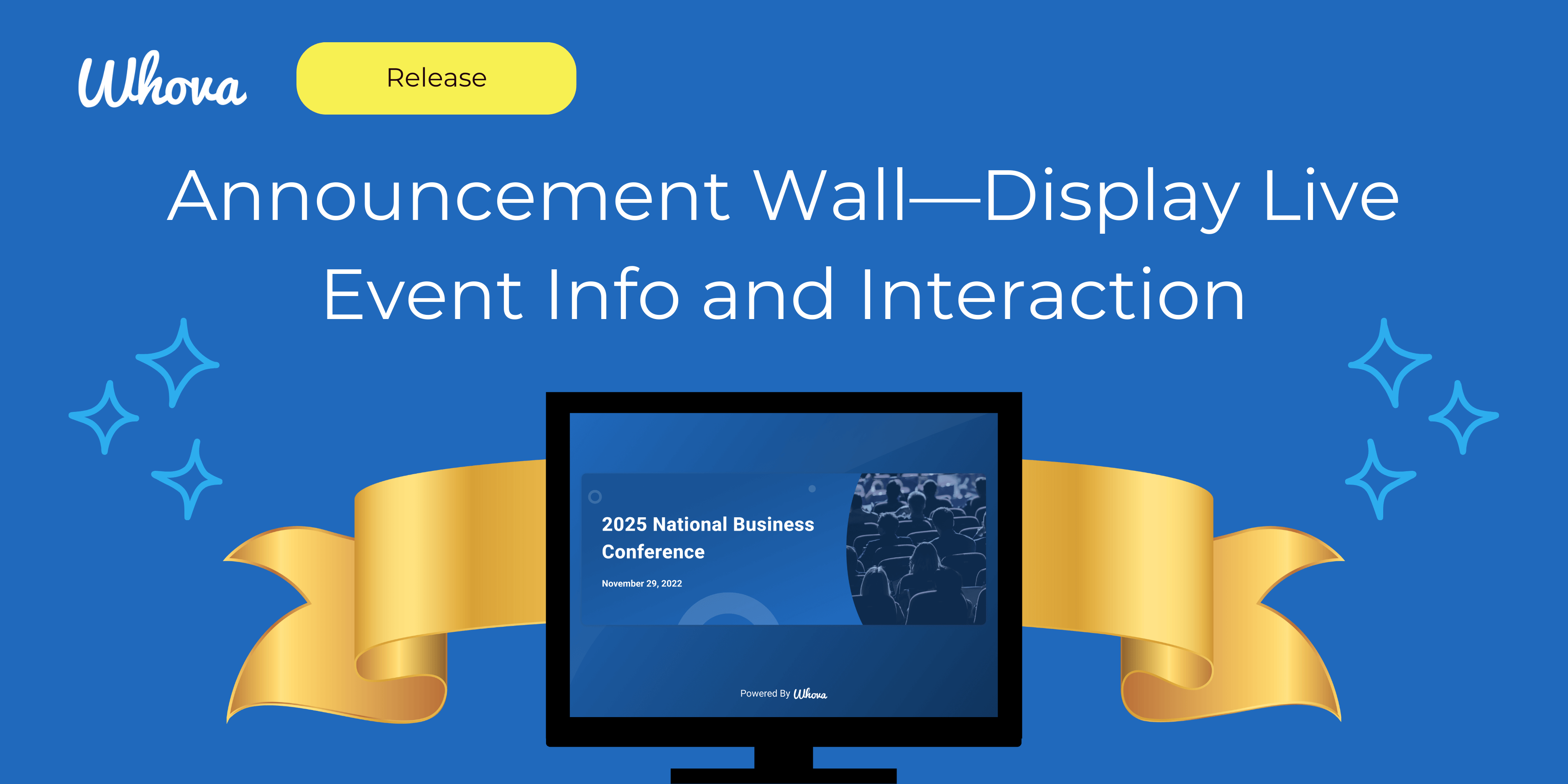 Announcement Wall—Display Live Event Info and Interaction