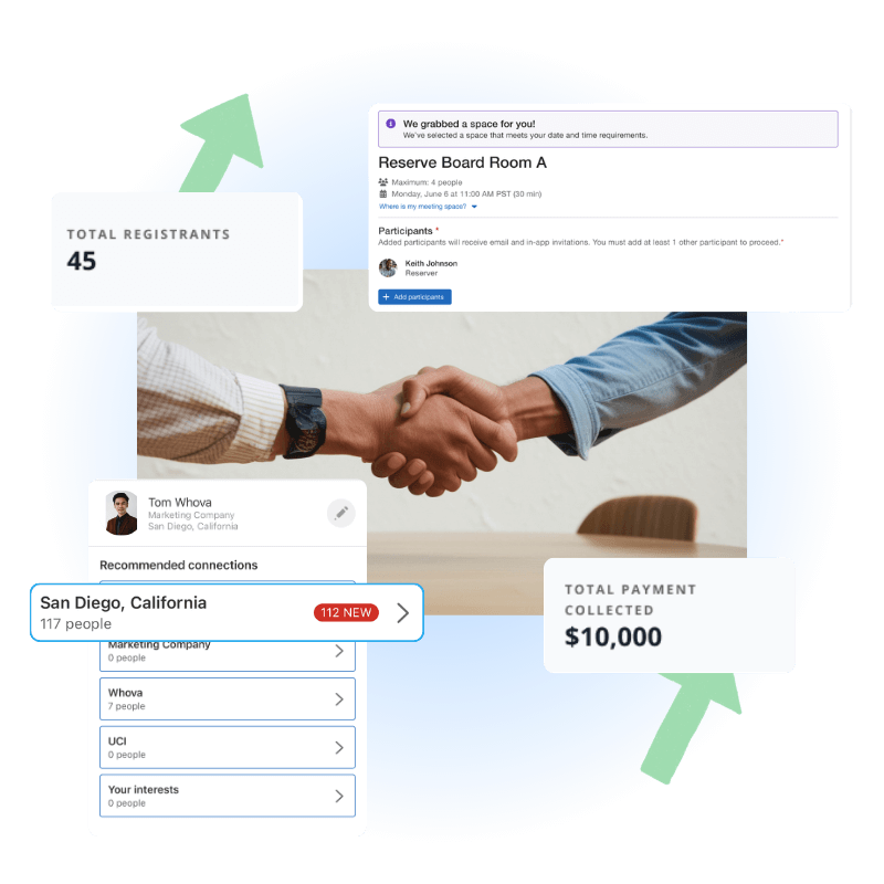 Webinar platform in Whova's MicroEvents