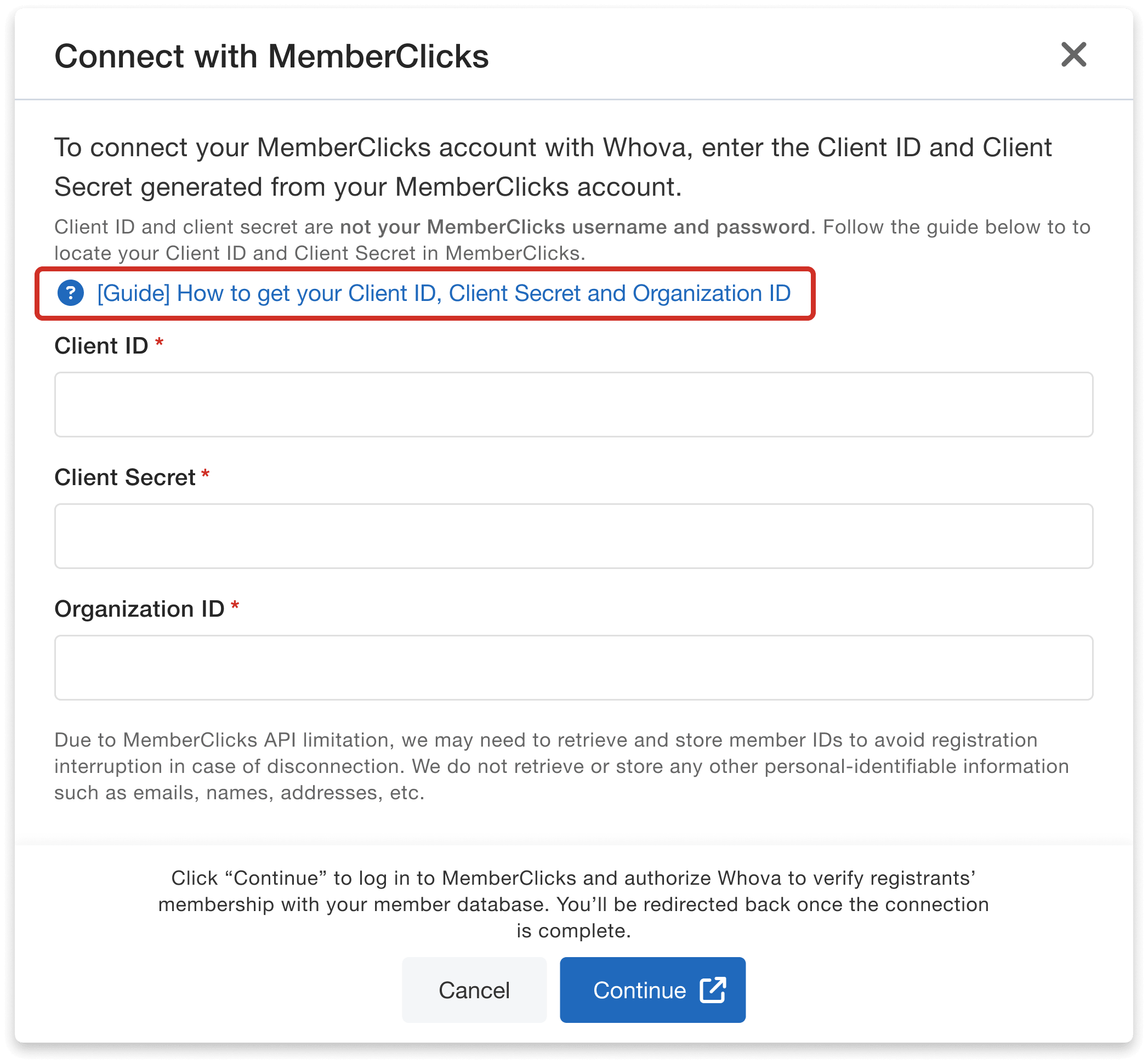 Sync Back Data To MemberClicks Connect Your MemberClicks Account To Whova