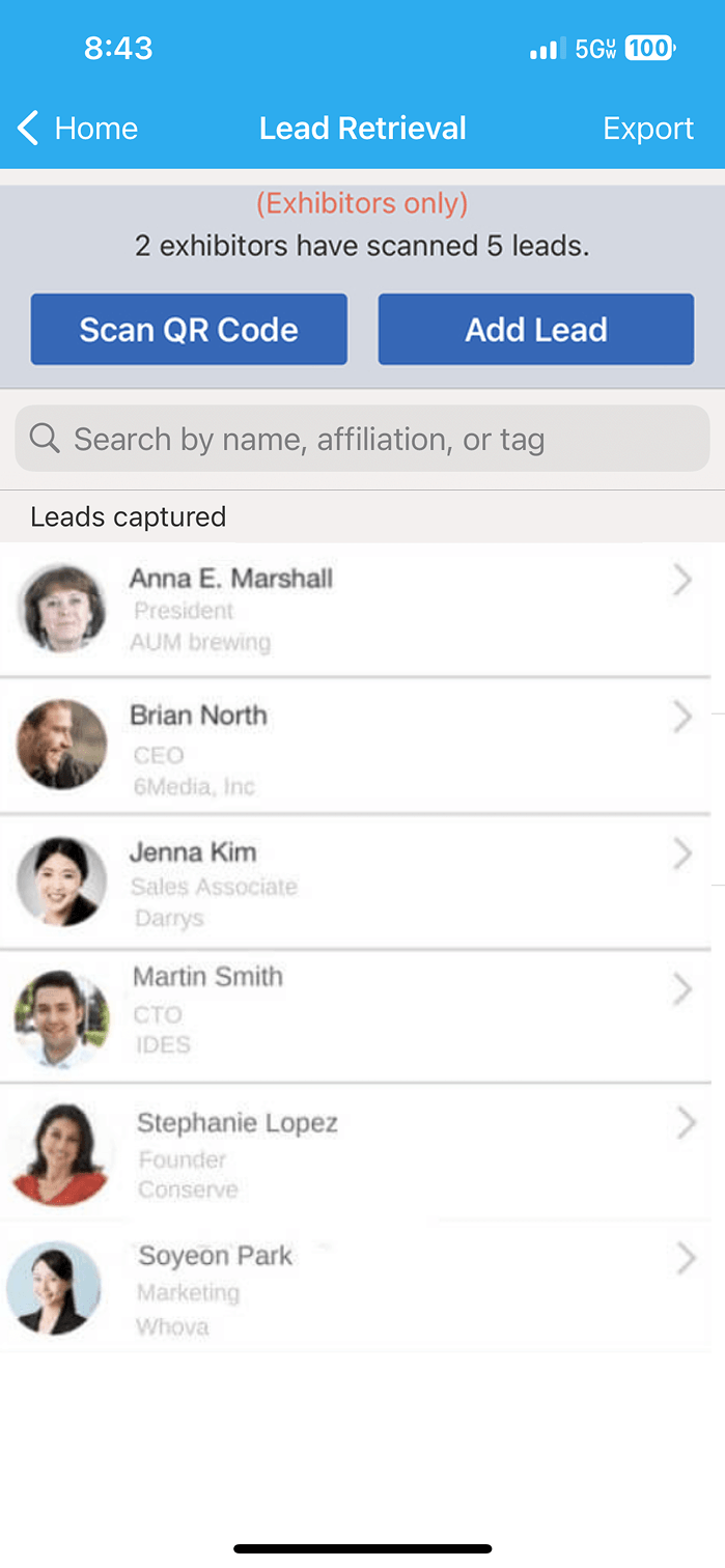 View Your Recorded Leads